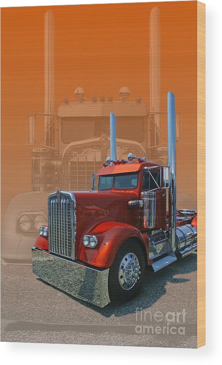 Trucks Wood Print featuring the photograph Oldie But Goodie by Randy Harris