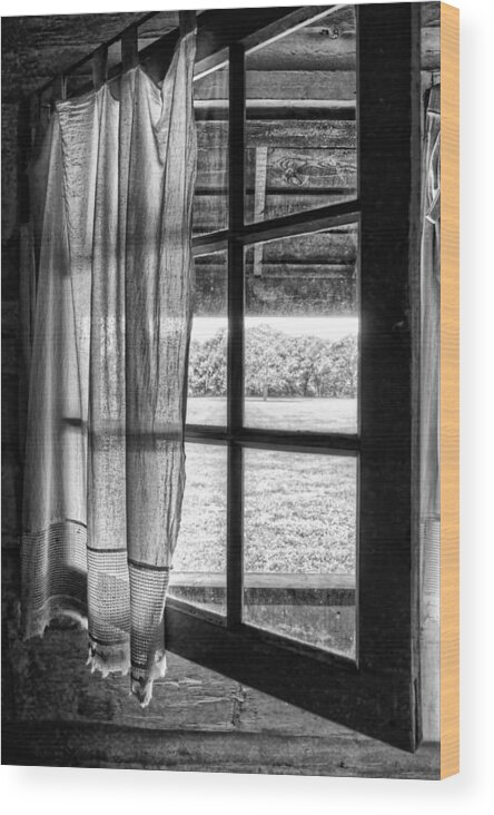 Open Window Wood Print featuring the photograph Open Window by Nikolyn McDonald
