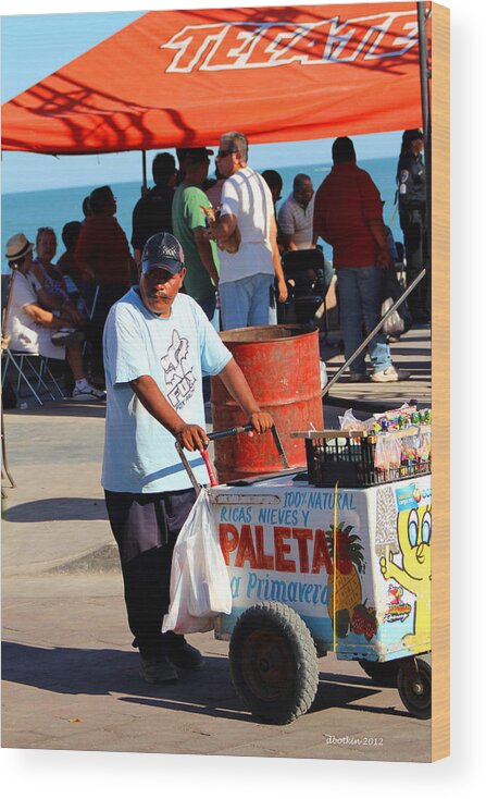 Activity Wood Print featuring the photograph Paletas by Dick Botkin