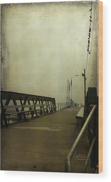 Pier Wood Print featuring the photograph Pier by Cindi Ressler