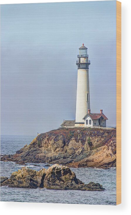 Coast Wood Print featuring the photograph Pigeon Point by Heidi Smith