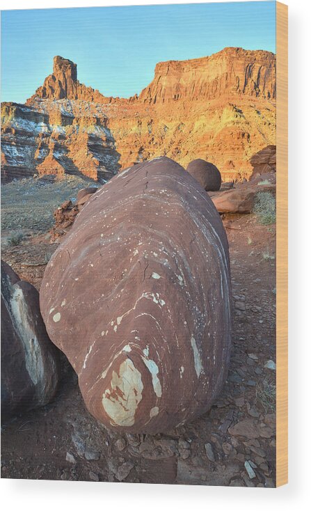 Canyonlands National Park Wood Print featuring the photograph Potash 34 by Ray Mathis