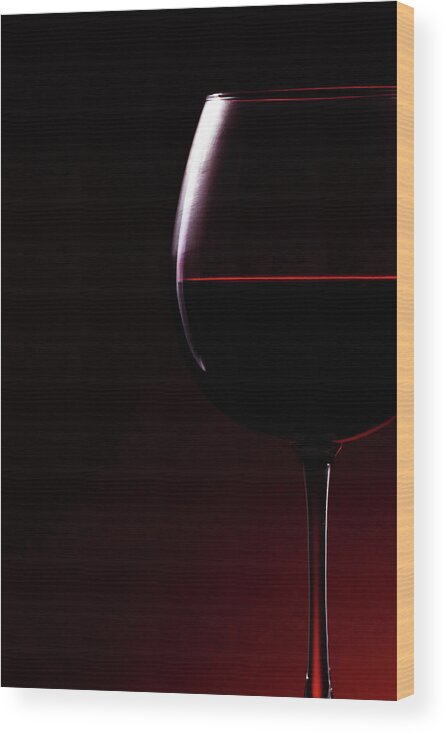 Alcohol Wood Print featuring the photograph Red Wine by Floriana
