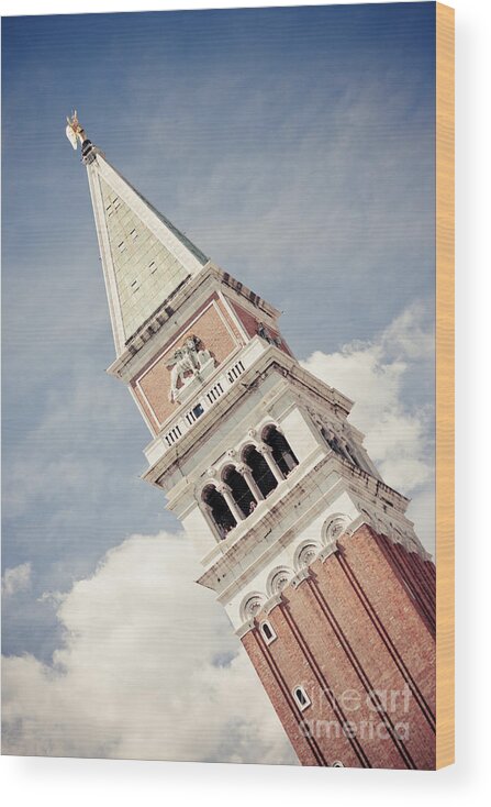 Italy Wood Print featuring the photograph San Marco place by Raimond Klavins