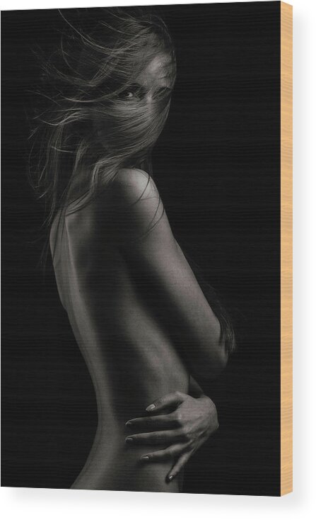 Sensual Wood Print featuring the photograph Sensual Beauty by 