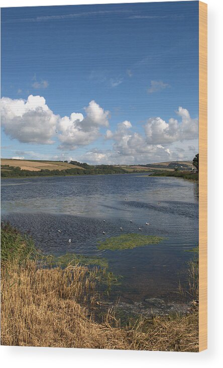 Slapton Sands Wood Print featuring the photograph Slapton Ley by Chris Day