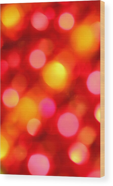Abstract Wood Print featuring the photograph Some Like It Hot by Dazzle Zazz