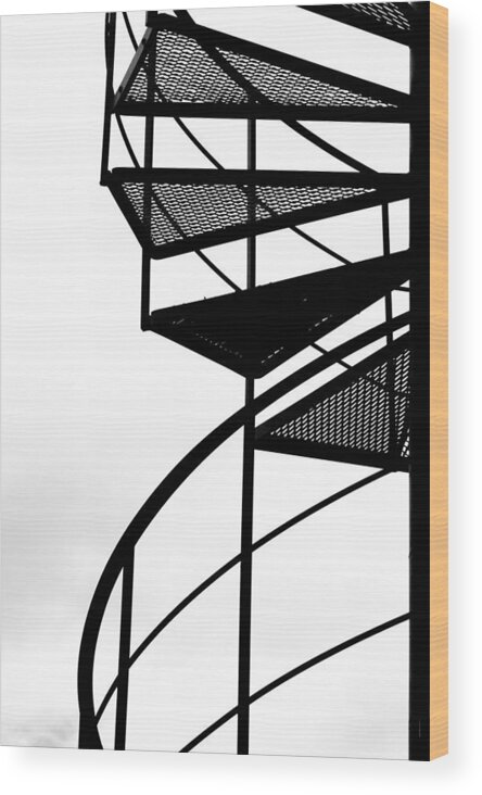 Steps Wood Print featuring the photograph Stairs by Valdis Putnins