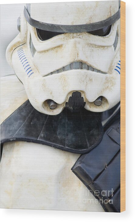 Stormtrooper Wood Print featuring the photograph Stormtrooper by David Lichtneker