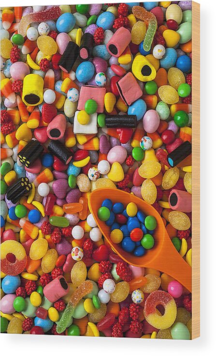 Sweet candy with scoop by Garry Gay
