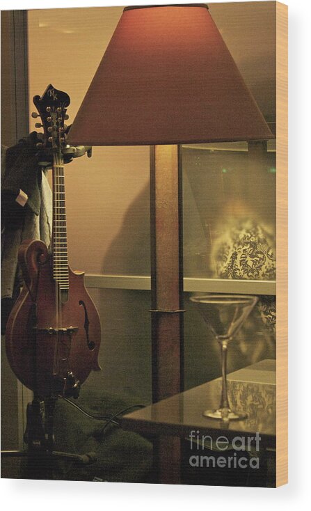 Music Wood Print featuring the photograph Taking a Break by Alice Mainville