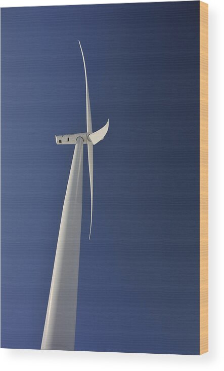 Turbine Wood Print featuring the photograph The Answer by Brian McNulty