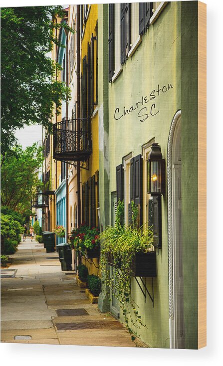 The Charm Of Charleston Wood Print featuring the photograph The Charm Of Charleston by Karol Livote