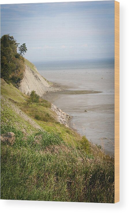 Canada Wood Print featuring the photograph The Coast in Quebec by Kathryn McBride