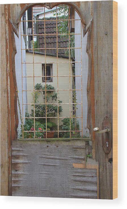 Old Door Wood Print featuring the photograph Memories Made Beyond This Old Door by Rick Rosenshein