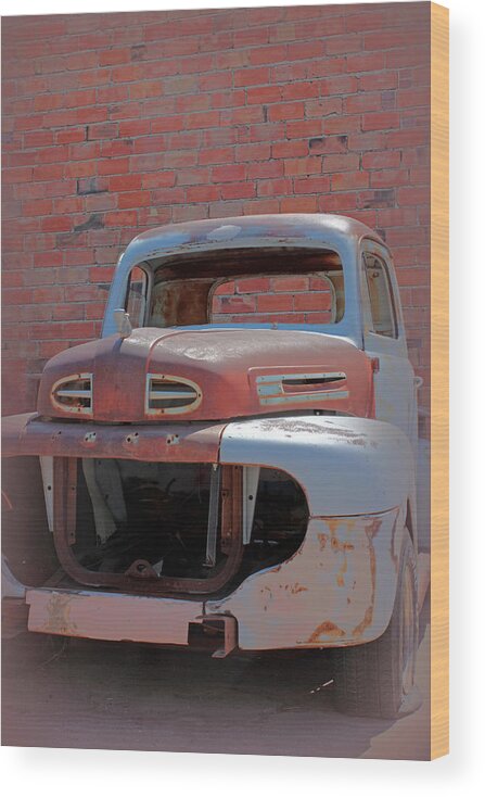 Rust Wood Print featuring the photograph The Pick Up by Lynn Sprowl