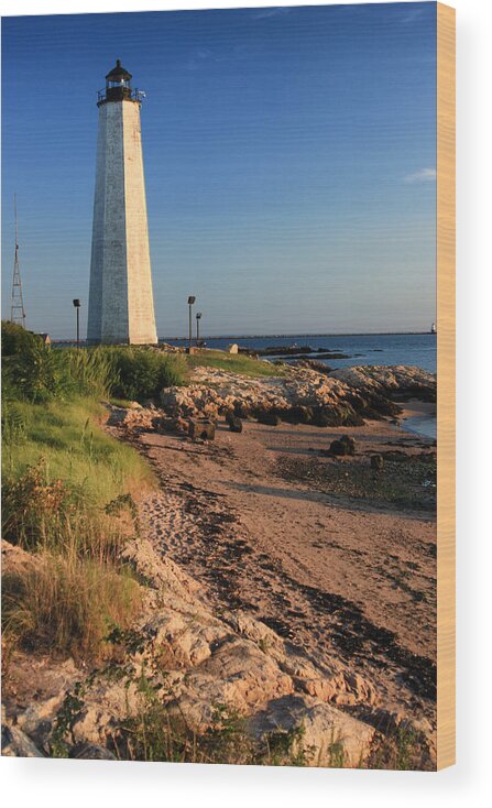 Lighthouse Wood Print featuring the photograph Towards the Lighthouse by Karol Livote