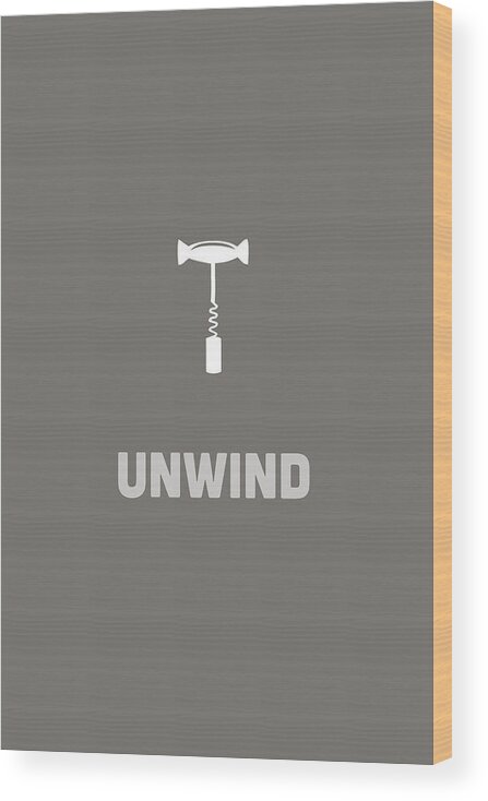 Unwind Wood Print featuring the digital art Unwind by Nancy Ingersoll