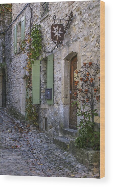 Europe Wood Print featuring the photograph Vaison La Romaine by John and Julie Black