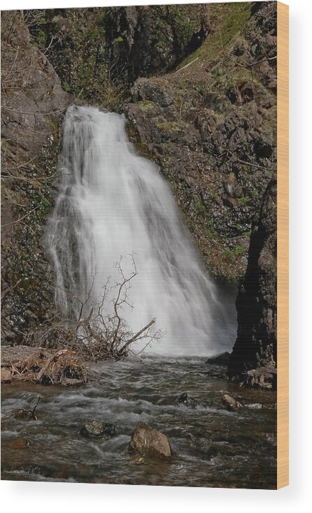 Waterfalls Wood Print featuring the photograph WA Gorge Waterfall by Athena Mckinzie