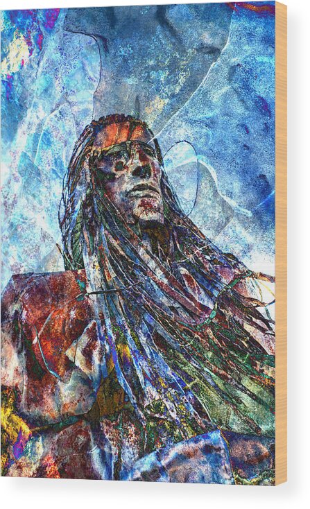 Warrior Wood Print featuring the photograph Warrior by James Bethanis