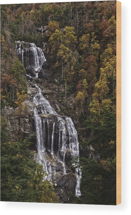 Whitewater Falls Wood Print featuring the photograph Whitewater Falls by Kevin Senter