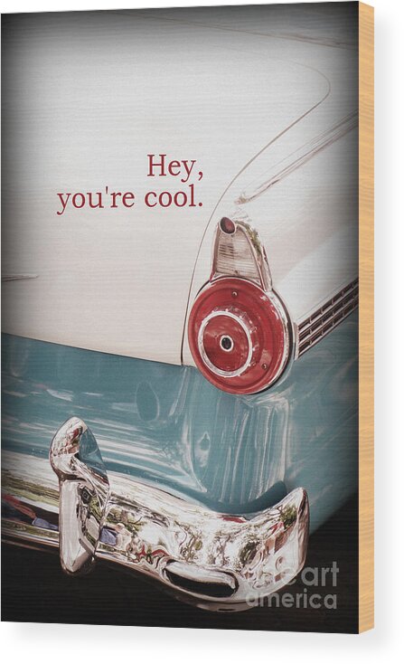 Cool Wood Print featuring the photograph You're Cool by Valerie Reeves