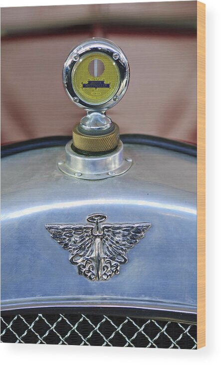 1930 Austin Seven Ulster Wood Print featuring the photograph 1930 Austin Seven Ulster Hood Ornament by Jill Reger
