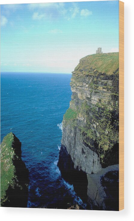 Cliffs Wood Print featuring the photograph Cliffs of Moher #2 by Carl Purcell
