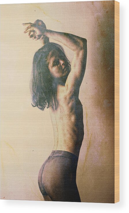 Art Wood Print featuring the photograph Art Nudes by Falko Follert