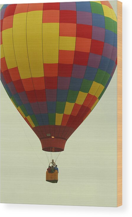Balloon Wood Print featuring the photograph Balloon Ride by Daniel Reed