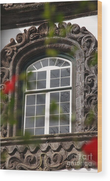 Baroque Art Wood Print featuring the photograph Baroque style window by Gaspar Avila