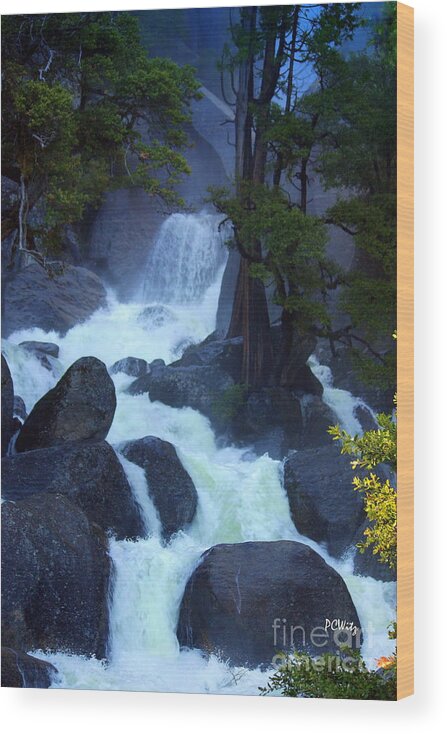 Cascade Falls Wood Print featuring the photograph Cascade Falls by Patrick Witz
