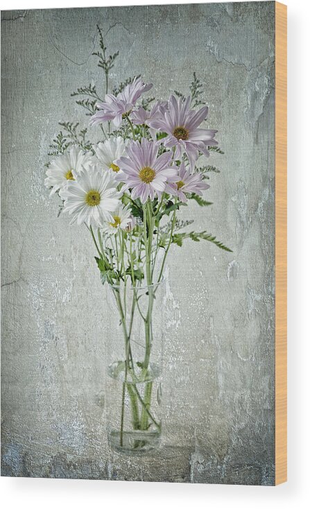 Daisy Wood Print featuring the photograph Daisy by James Bethanis
