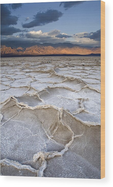 Landscape Wood Print featuring the photograph Death Valley Sunrise by Mike Irwin