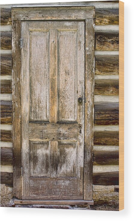 Door Wood Print featuring the photograph Doors of St Elmo II by Ellen Heaverlo