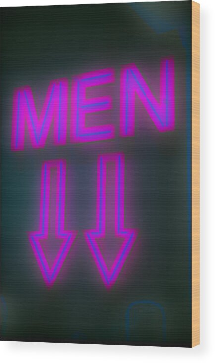Electric Wood Print featuring the photograph Men by Richard Piper