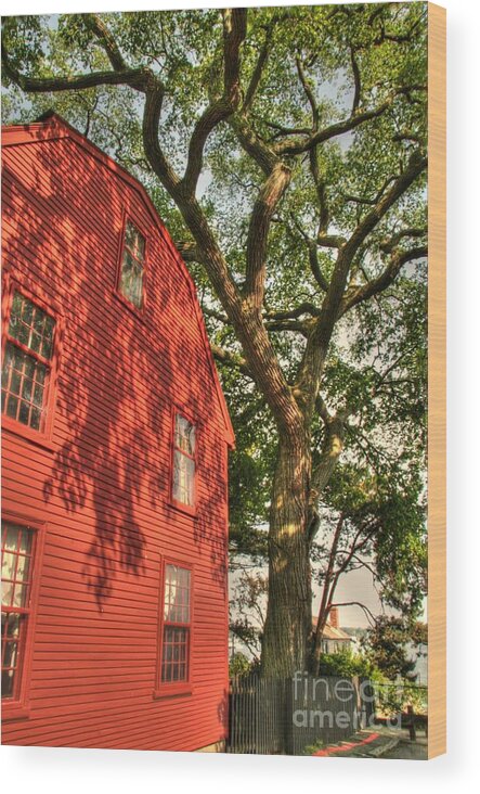 Old House Wood Print featuring the photograph Red House by Jonathan Harper