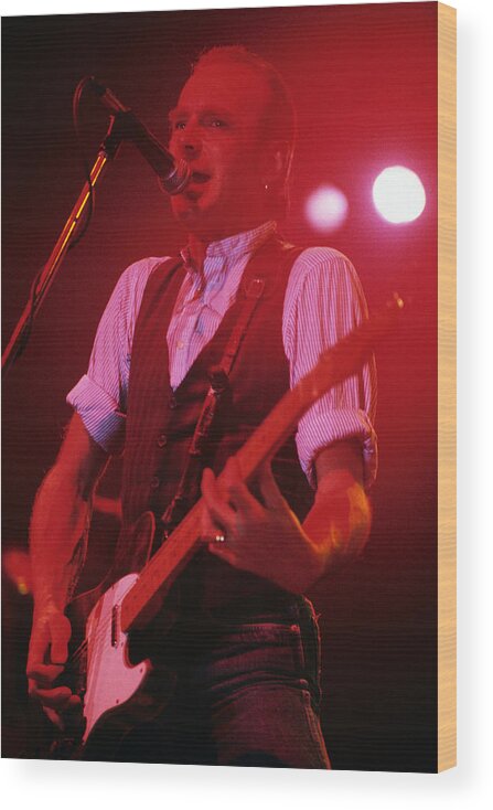 Francis Rossi Wood Print featuring the photograph Sir Francis Rossi - Status Quo by Dragan Kudjerski