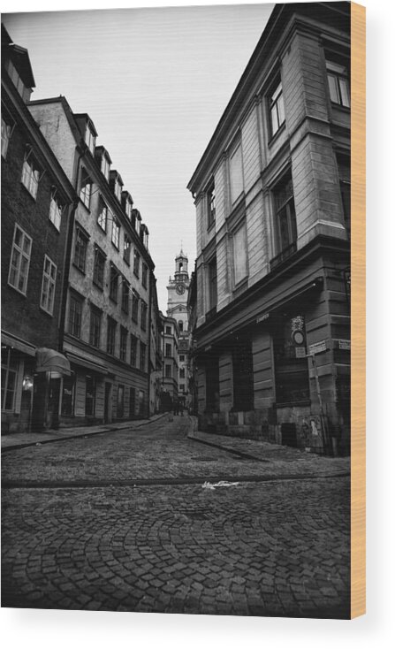 Ancient Wood Print featuring the photograph The Right Way Stockholm by Stelios Kleanthous