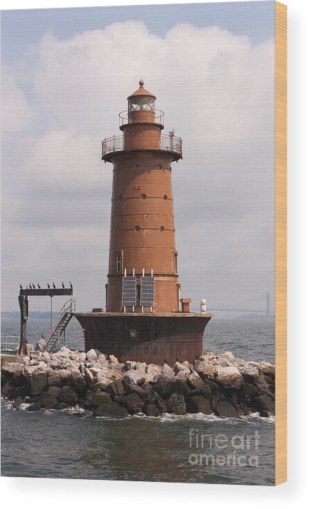 Clarence Holmes Wood Print featuring the photograph West Bank Light I by Clarence Holmes