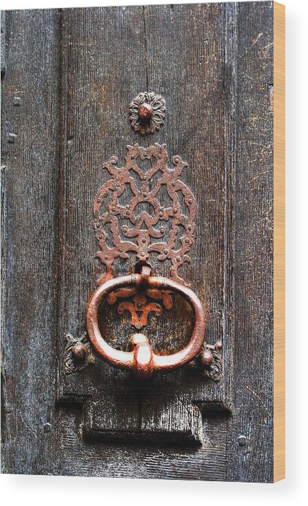 Wood Wood Print featuring the photograph Wood Knocker by Greg Sharpe