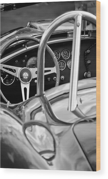 1966 Shelby 427 Cobra Wood Print featuring the photograph 1966 Shelby 427 Cobra by Jill Reger