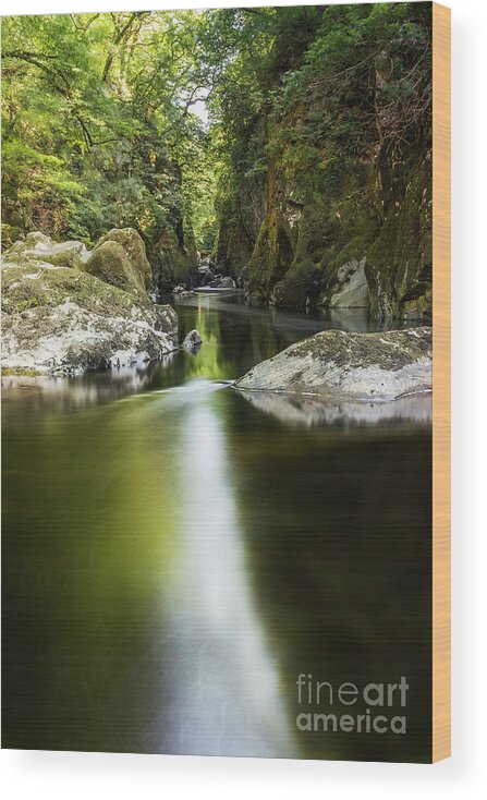 North Wood Print featuring the photograph Fairy Glen #1 by Ian Mitchell