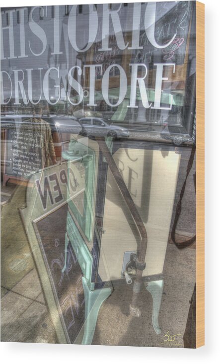 Historic Wood Print featuring the photograph Future Reflections #1 by Sam Davis Johnson