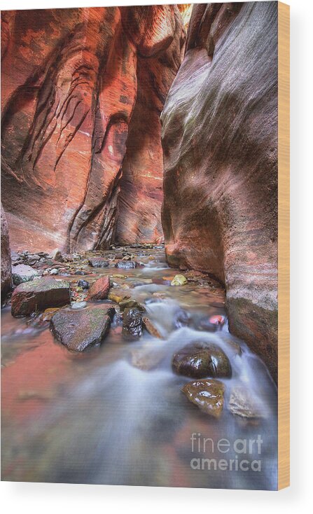 Kannaraville Wood Print featuring the photograph Kannara Creek #1 by Spencer Baugh