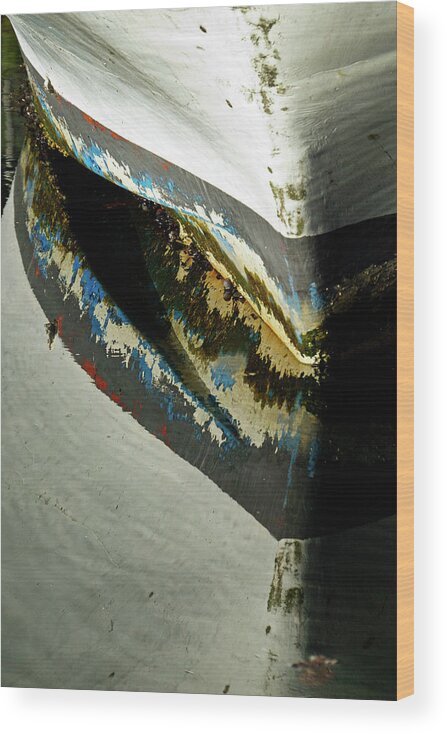 Boat Wood Print featuring the photograph Old Boat #1 by Inge Riis McDonald