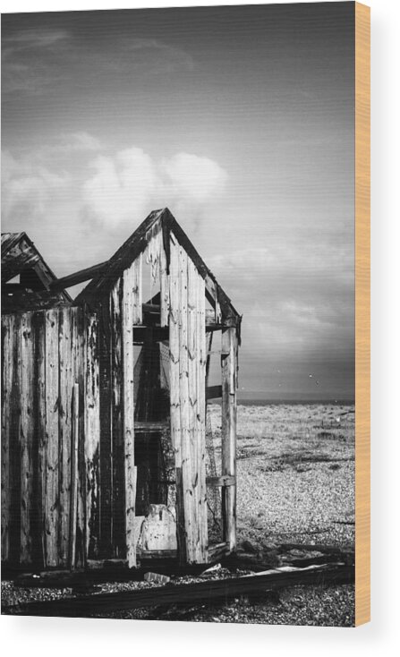 Landscape Wood Print featuring the photograph Projekt Desolate safehouse #1 by Stuart Ellesmere