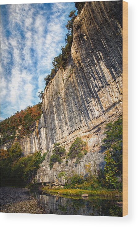 Roarks Bluff Wood Print featuring the photograph Vertical #1 by James Barber