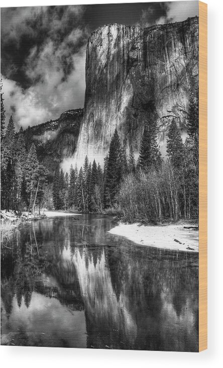 El Capitan Wood Print featuring the photograph El Capitan #10 by Marc Bittan